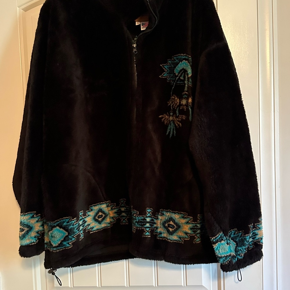 Bear Ridge Jacket with Turquoise Aztec pattern - Picture 3 of 7